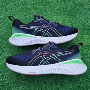 ASICS GEL-Cumulus 25 Black Pink Rave - Women's Runnig shoes - Size 10.5